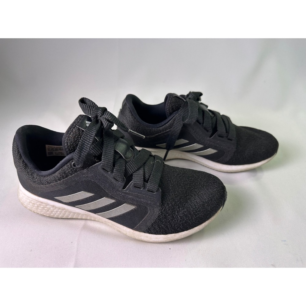 adidas Edge Lux 4‎ Women's Size 8 Black Silver Running Shoes Sneakers G58480 VGC